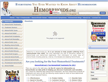 Tablet Screenshot of hemorrhoids.org