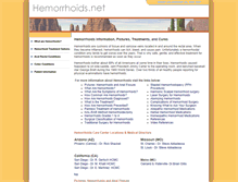 Tablet Screenshot of hemorrhoids.net